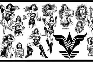Wonder Woman Nancy Pelosi clapping tattoo idea