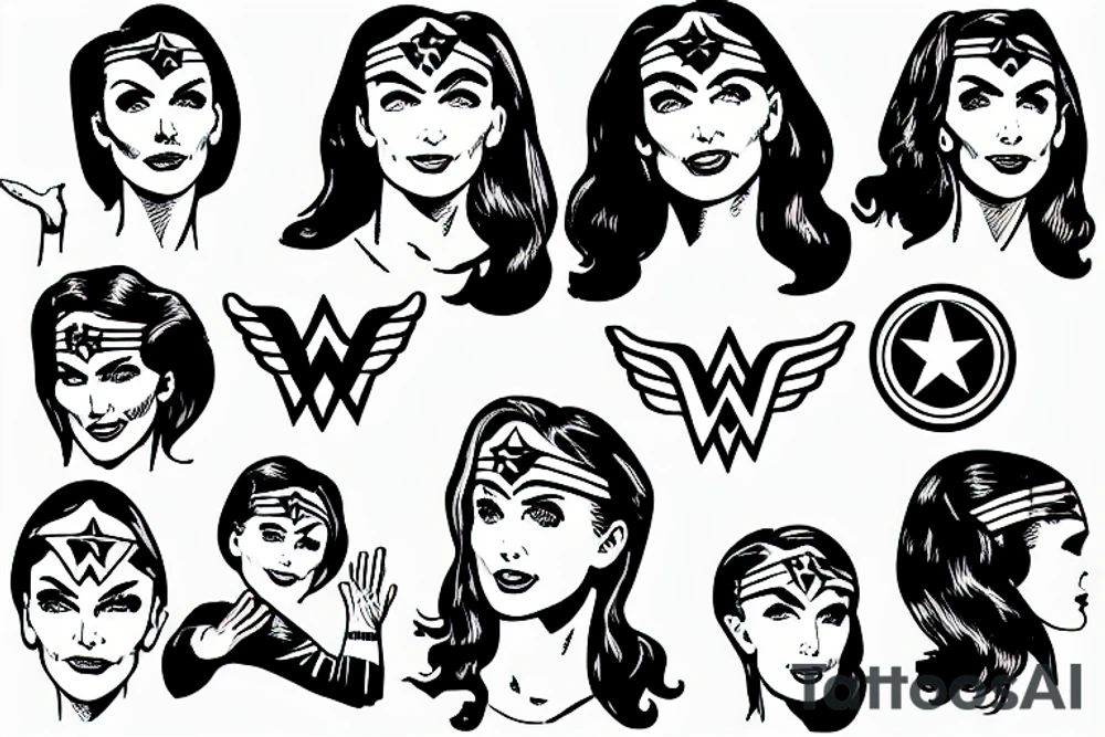Wonder Woman Nancy Pelosi clapping tattoo idea