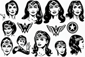 Wonder Woman Nancy Pelosi clapping tattoo idea