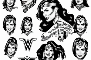 Wonder Woman Nancy Pelosi tattoo idea