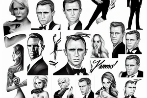 James Bond liz Cheney tattoo idea