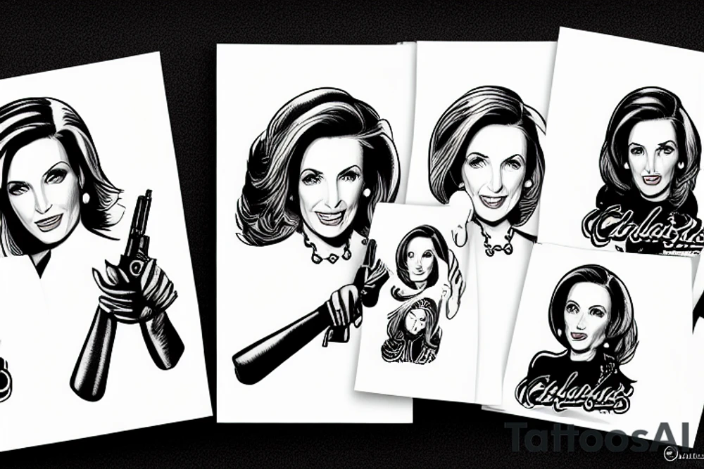 Charlie's Angels Nancy Pelosi tattoo idea