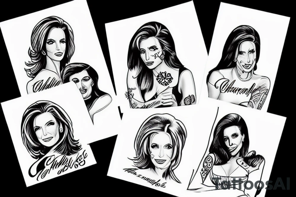 Charlie's Angels Nancy Pelosi tattoo idea