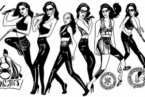 Charlie's Angels AOC tattoo idea