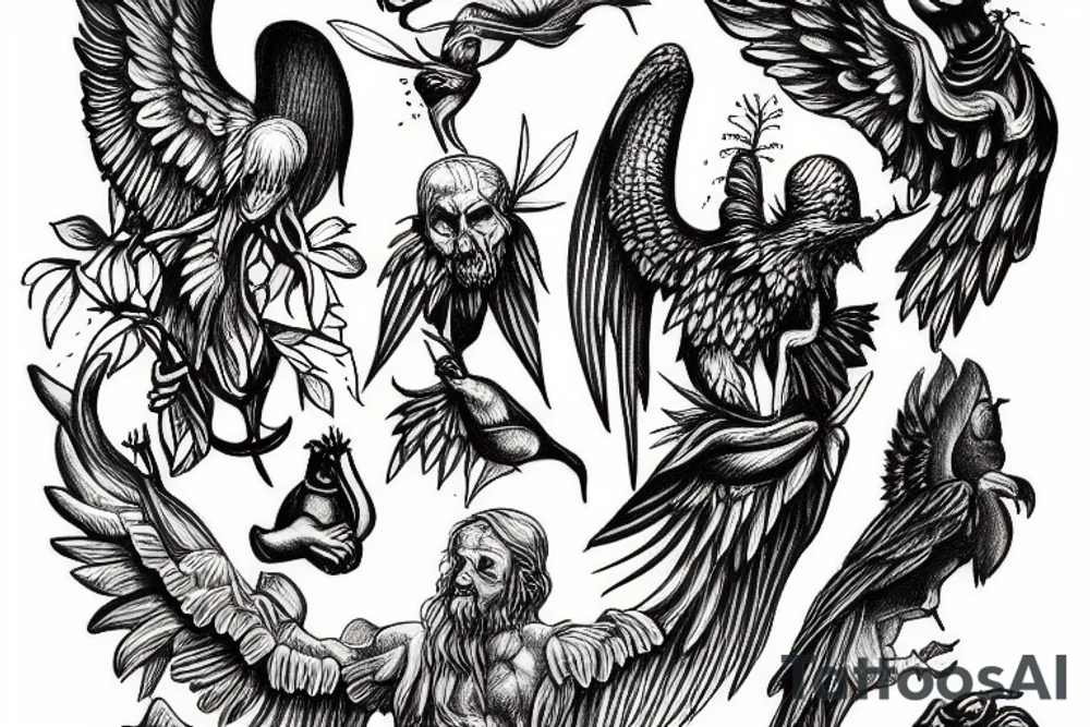 Lucifer from paradise lost tattoo idea
