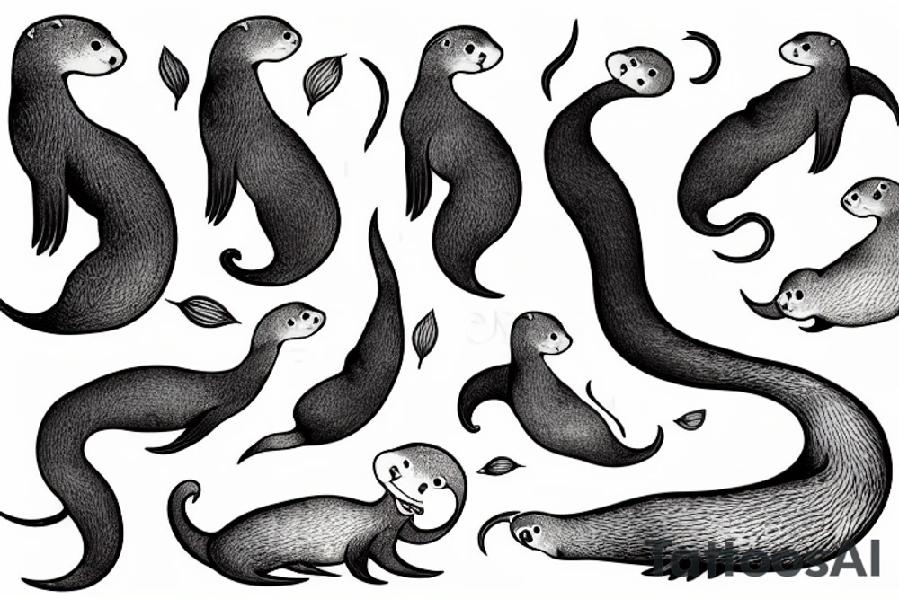 otter squid tattoo idea