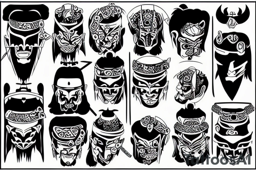 samurai tattoo idea