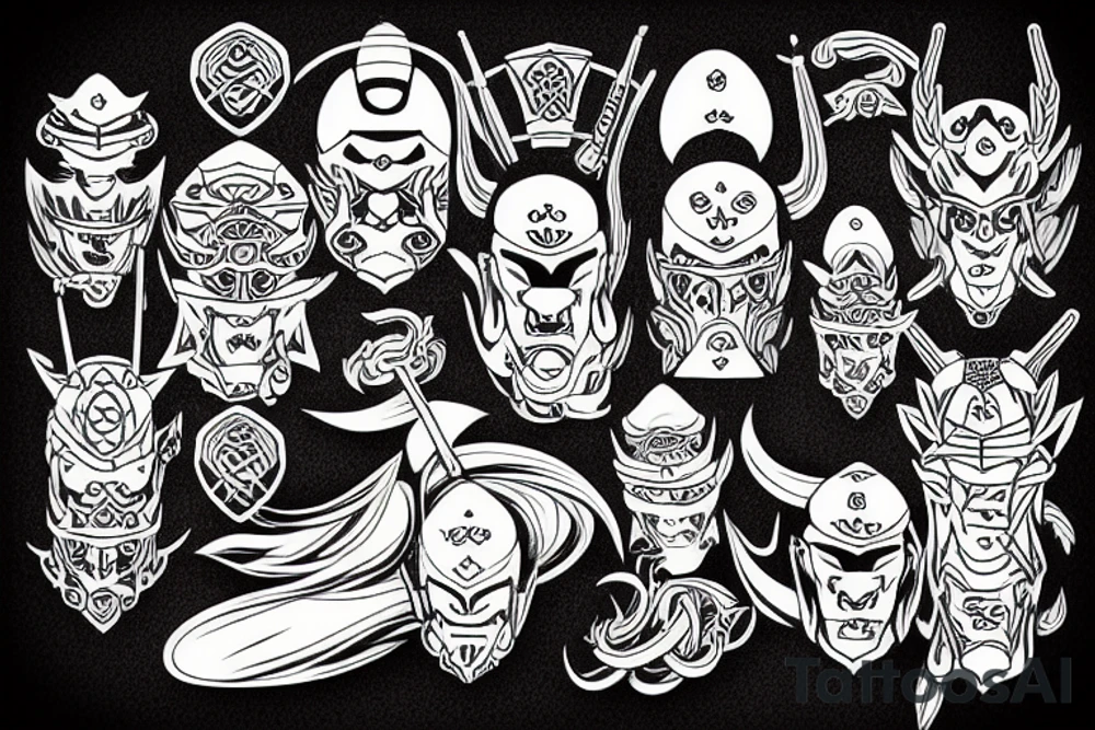 samurai tattoo idea