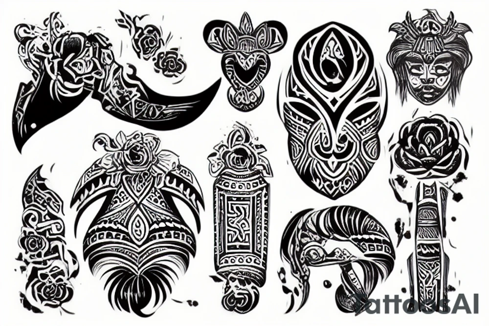 Дракон с надписью в виде свитка «Я Безсмертен» tattoo idea