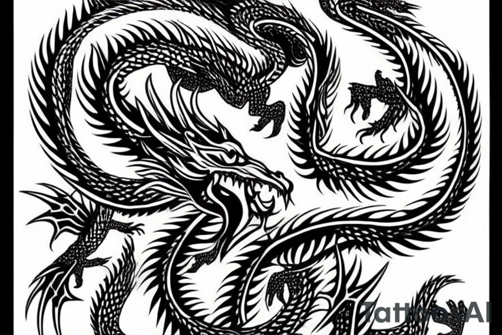dragon tattoo idea
