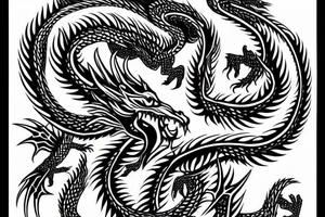 dragon tattoo idea