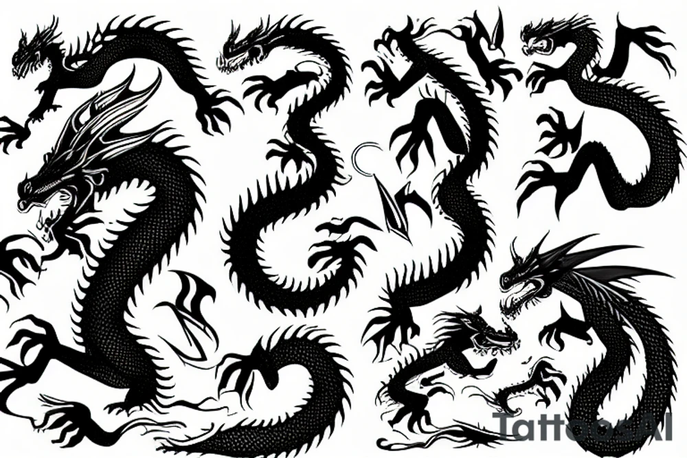 dragon tattoo idea