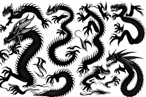 dragon tattoo idea