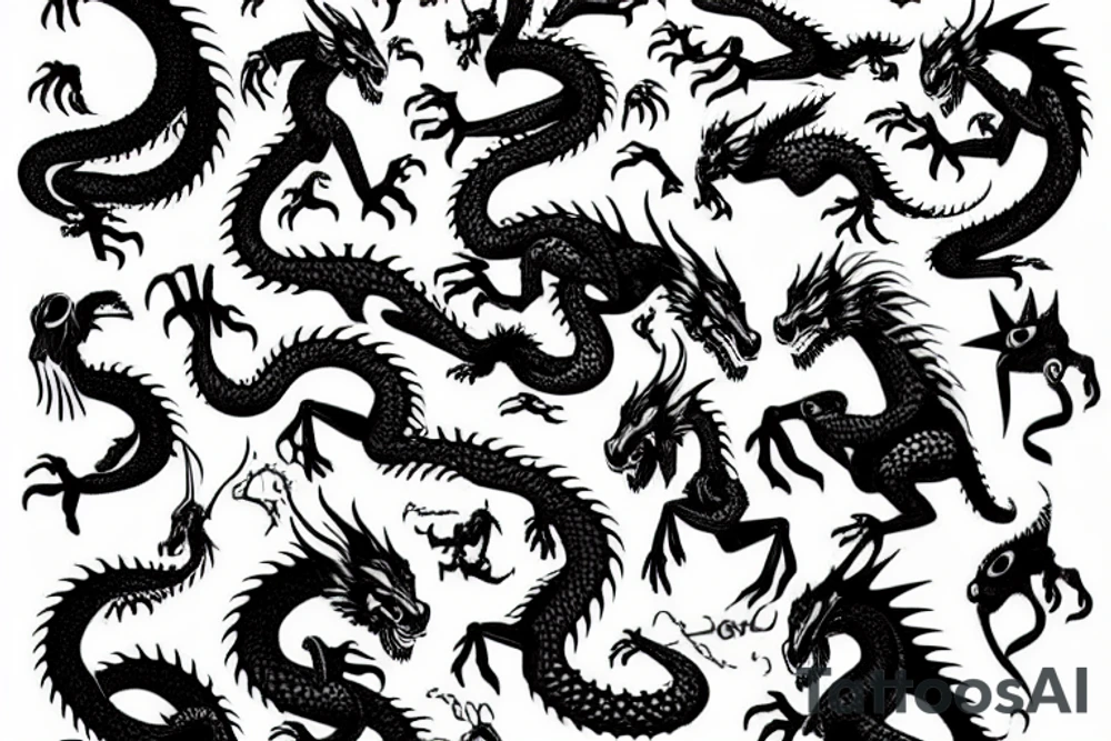 dragon tattoo idea