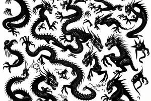 dragon tattoo idea