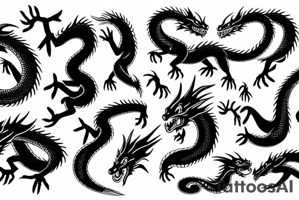 dragon tattoo idea