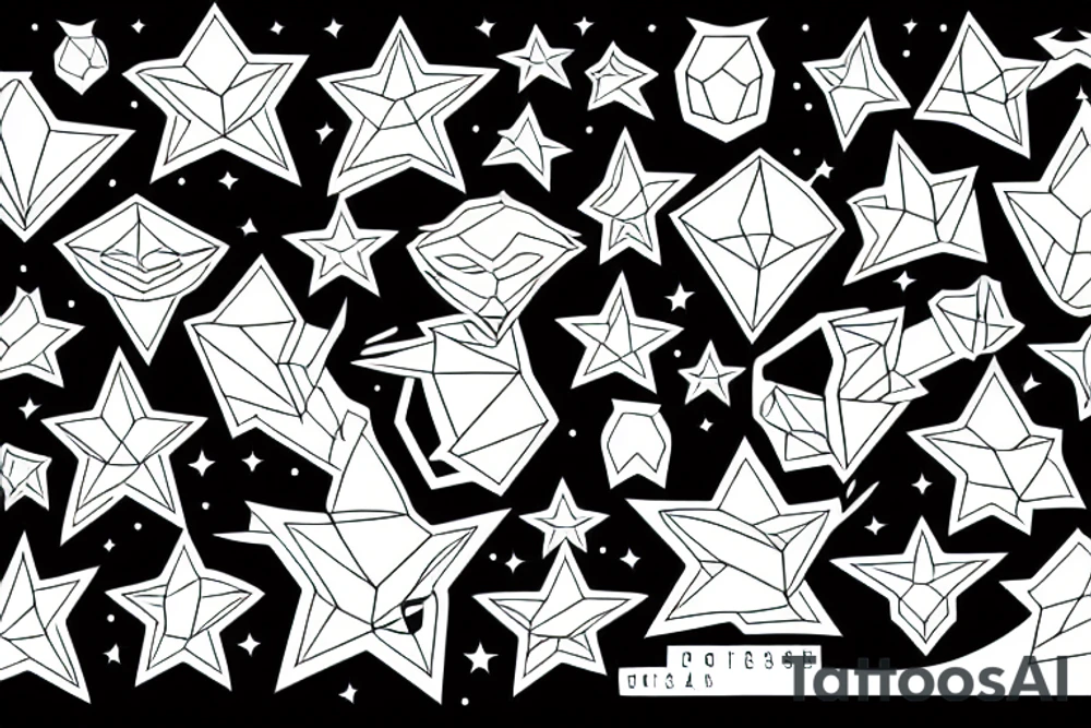 fortress Star cat tattoo idea