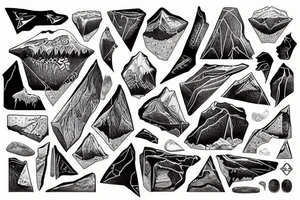 Cracked Iceberg tattoo idea