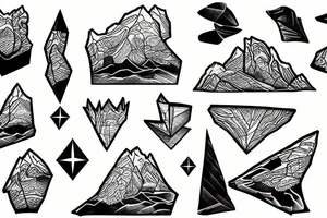 Cracked Iceberg tattoo idea