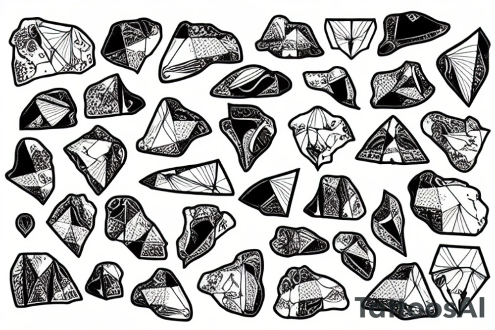 Cracked Iceberg tattoo idea