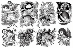 animation tattoo idea