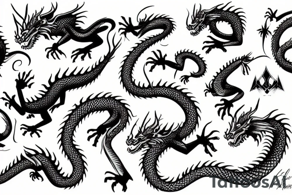 Dragon tattoo idea