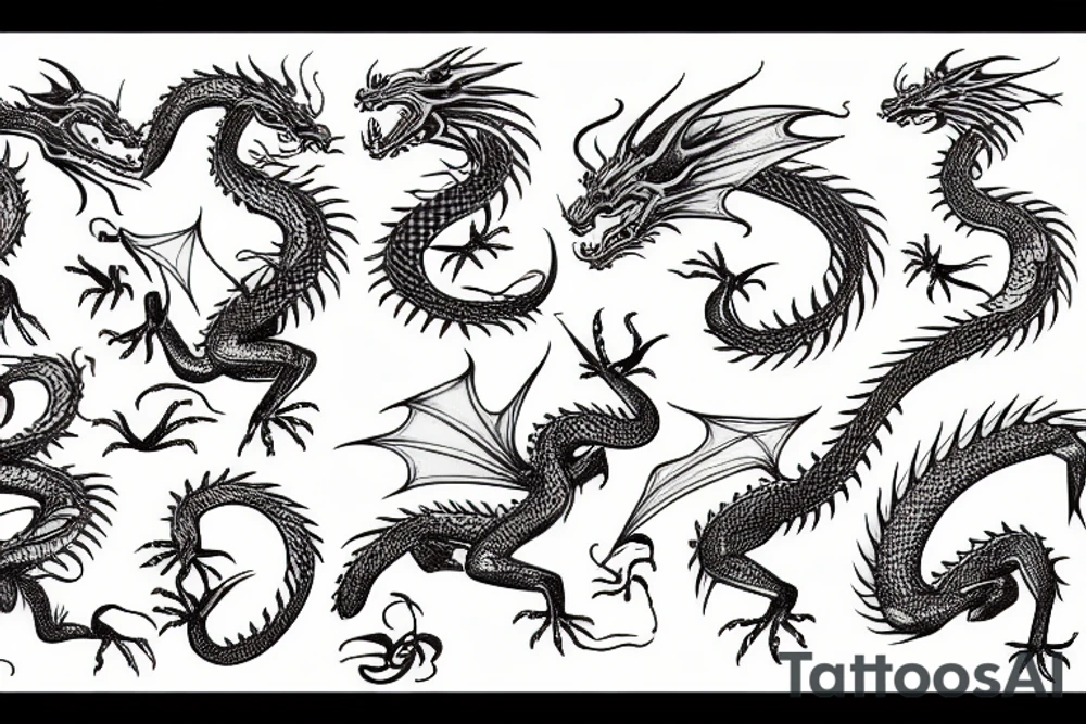 Dragon tattoo idea