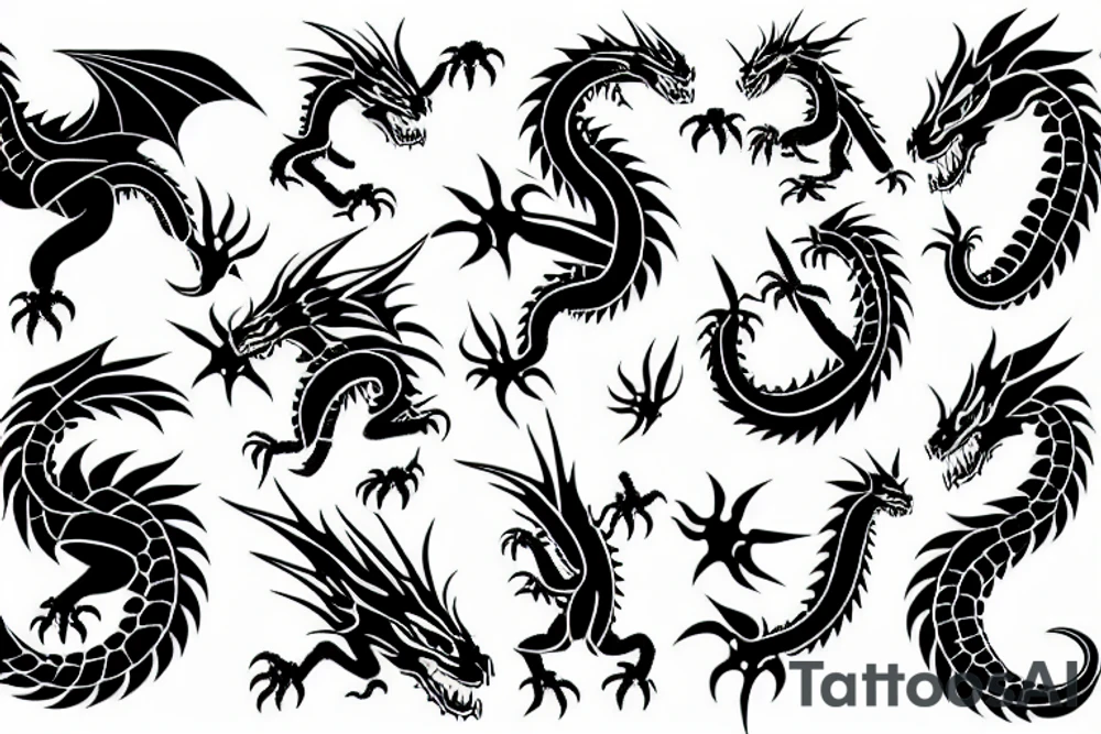 Dragon tattoo idea