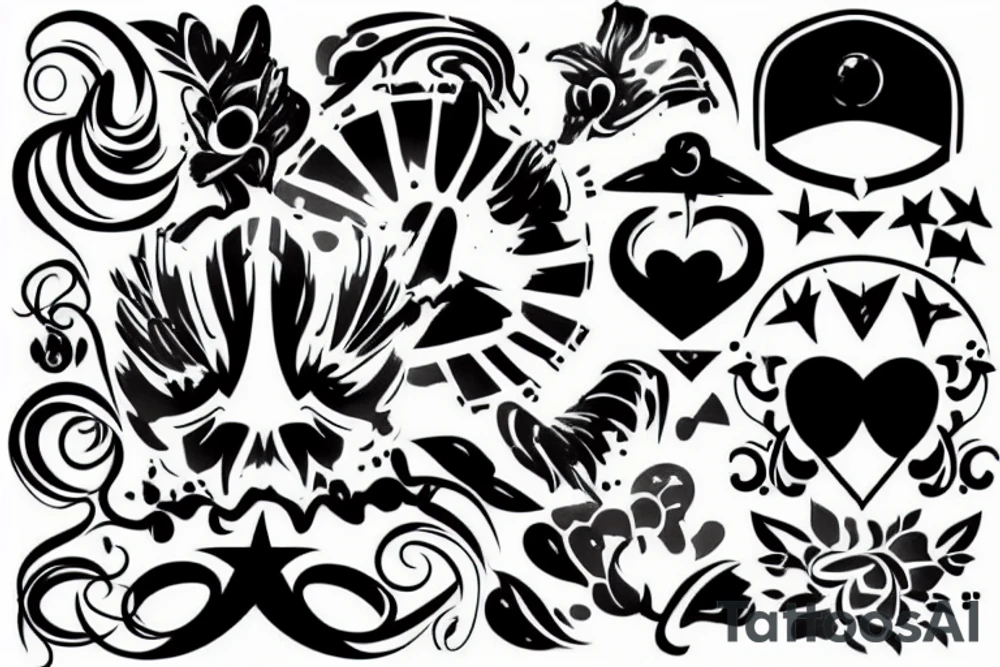 Ястреб в полете tattoo idea
