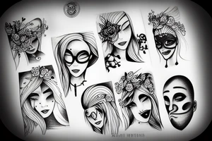 Sadness tattoo idea