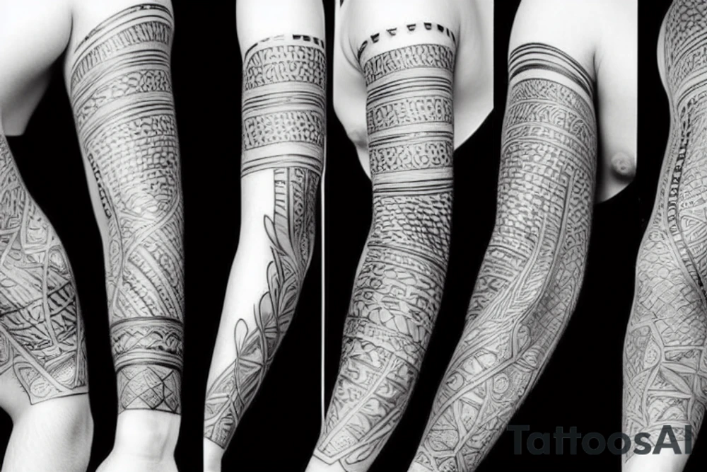 Sleeve tattoo tattoo idea