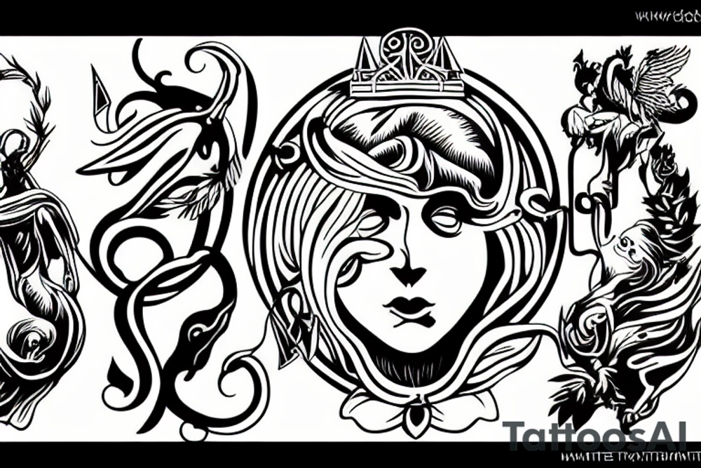 greek mythology tattoo idea