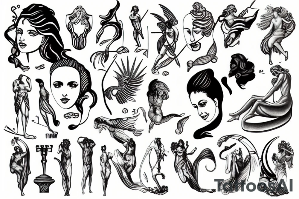 greek mythology tattoo idea