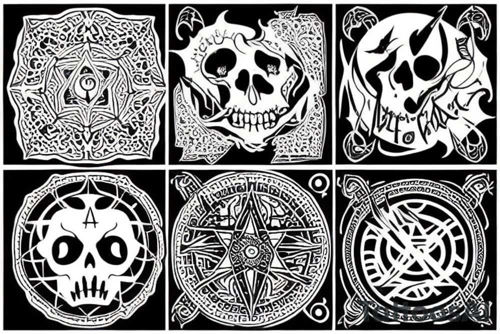 occult tattoo idea