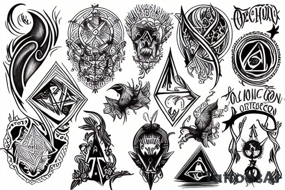 occult tattoo idea