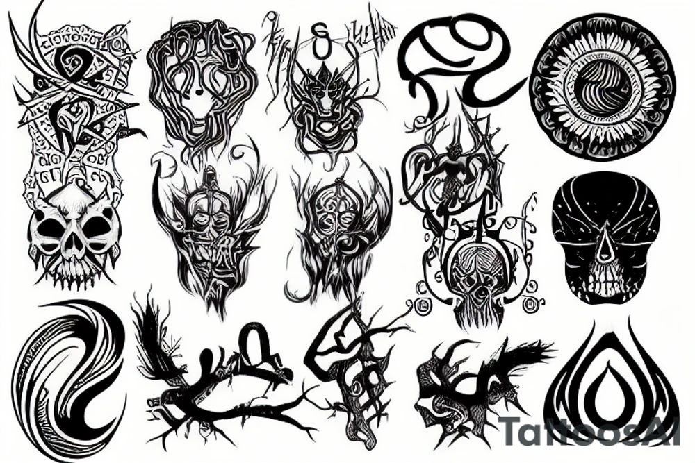 occult tattoo idea