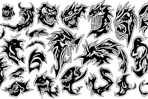 Drago tattoo idea