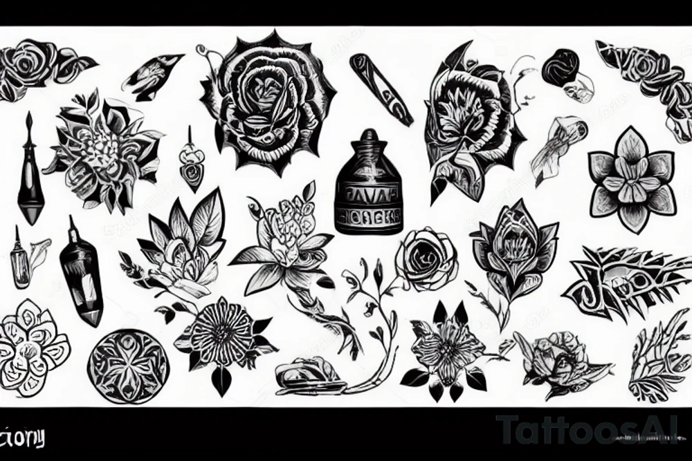 Ветка дерева природа цветок длинная ветка плече tattoo idea