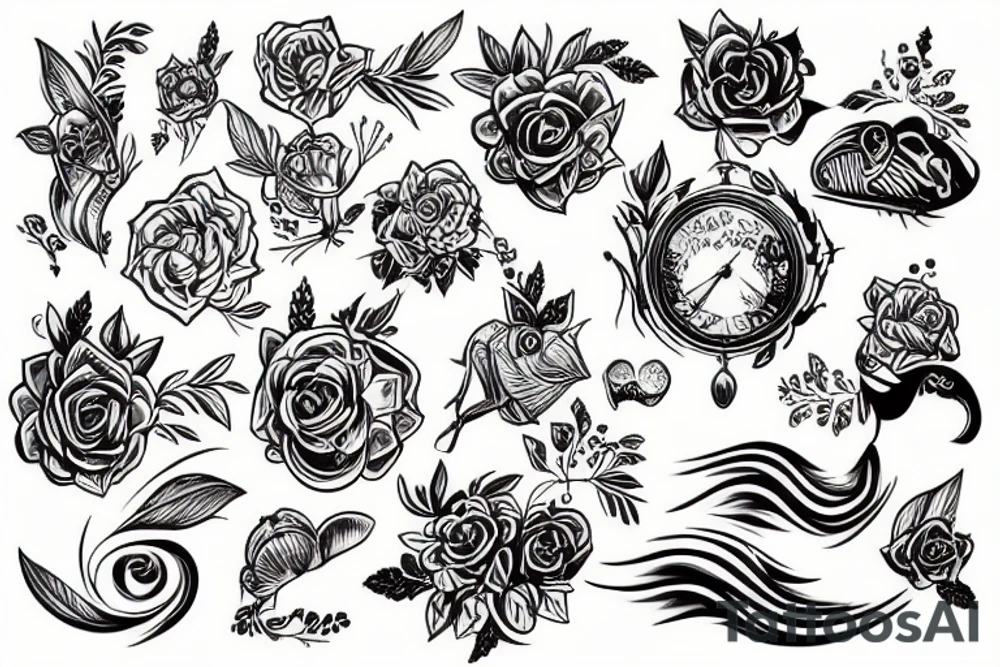 Дерево природа длинная ветка плече tattoo idea
