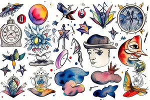 Antoine de Saint-Exupéry tattoo idea
