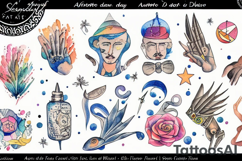Antoine de Saint-Exupéry tattoo idea