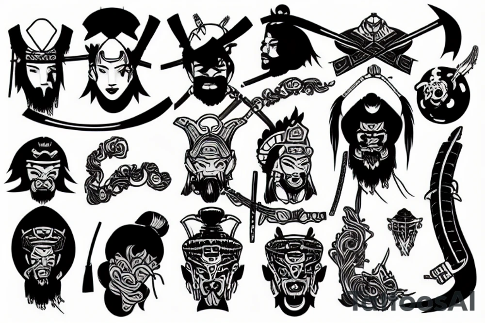 SAMURAI FUTURE tattoo idea