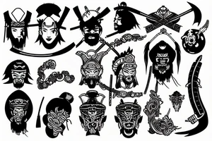 SAMURAI FUTURE tattoo idea