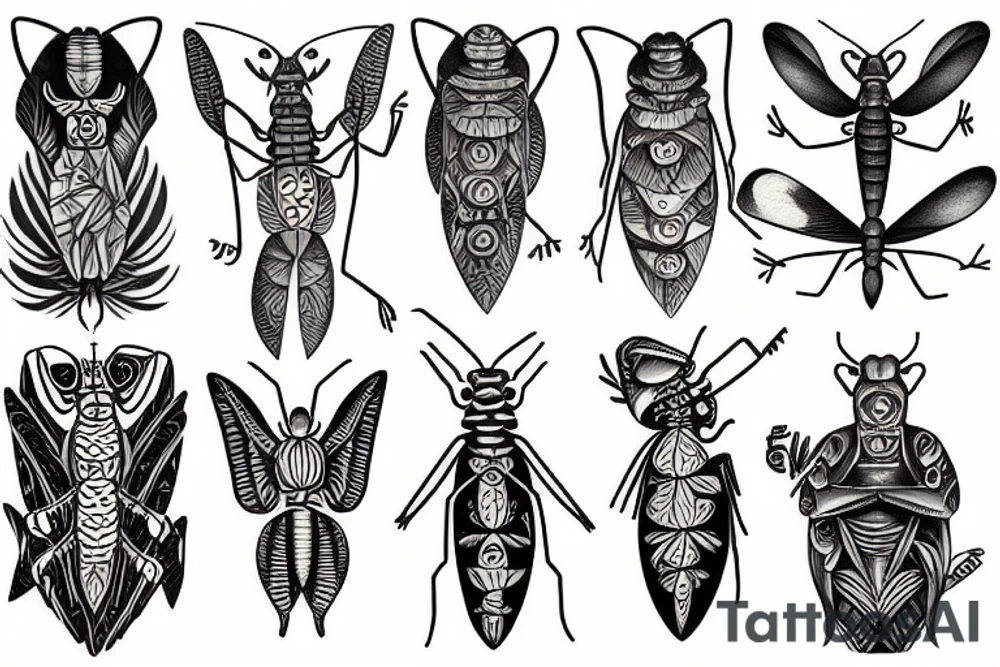 Mantis tattoo idea