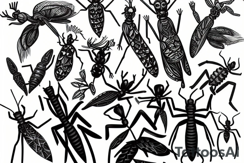 Mantis tattoo idea