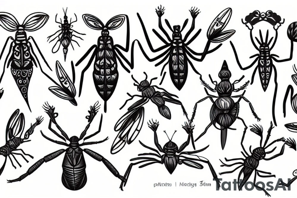 Mantis tattoo idea
