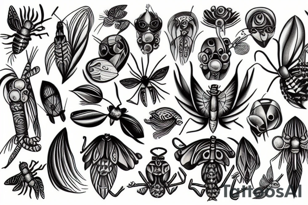 Mantis tattoo idea
