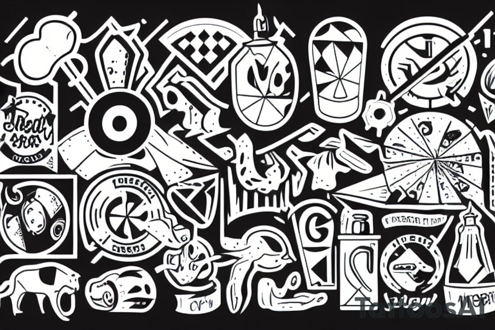 meat barn club tattoo idea