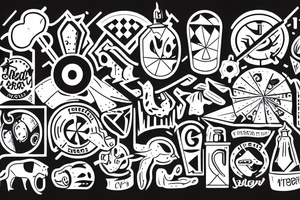 meat barn club tattoo idea