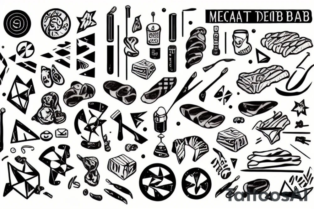 meat barn club tattoo idea